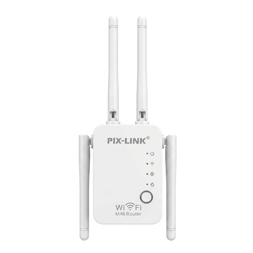 Répéteur WiFi PIX-LINK WR16Q 4 Antennes - Amplificateur Signal 300 Mbps