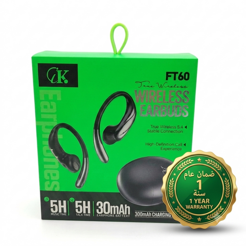 Écouteurs Bluetooth CIK FT60 – Écran LED, Son HIFI & Autonomie 30h