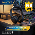 سماعات Jawda BL-A9 – Bluetooth 6.0 | ميكروفون قابل للإزالة | باس قوي