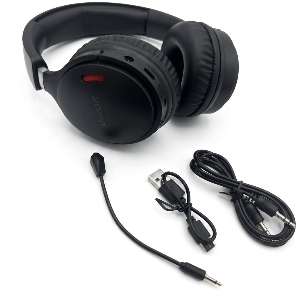 سماعات Jawda BL-A9 – Bluetooth 6.0 | ميكروفون قابل للإزالة | باس قوي