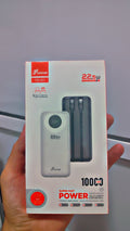 Power Bank Plustar PW-801 10000mAh 22.5W Câbles Intégrés