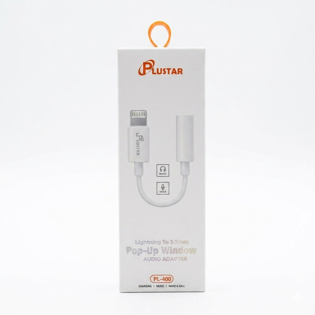 Adaptateur Plustar PL-400 Lightning vers 3.5mm Jack