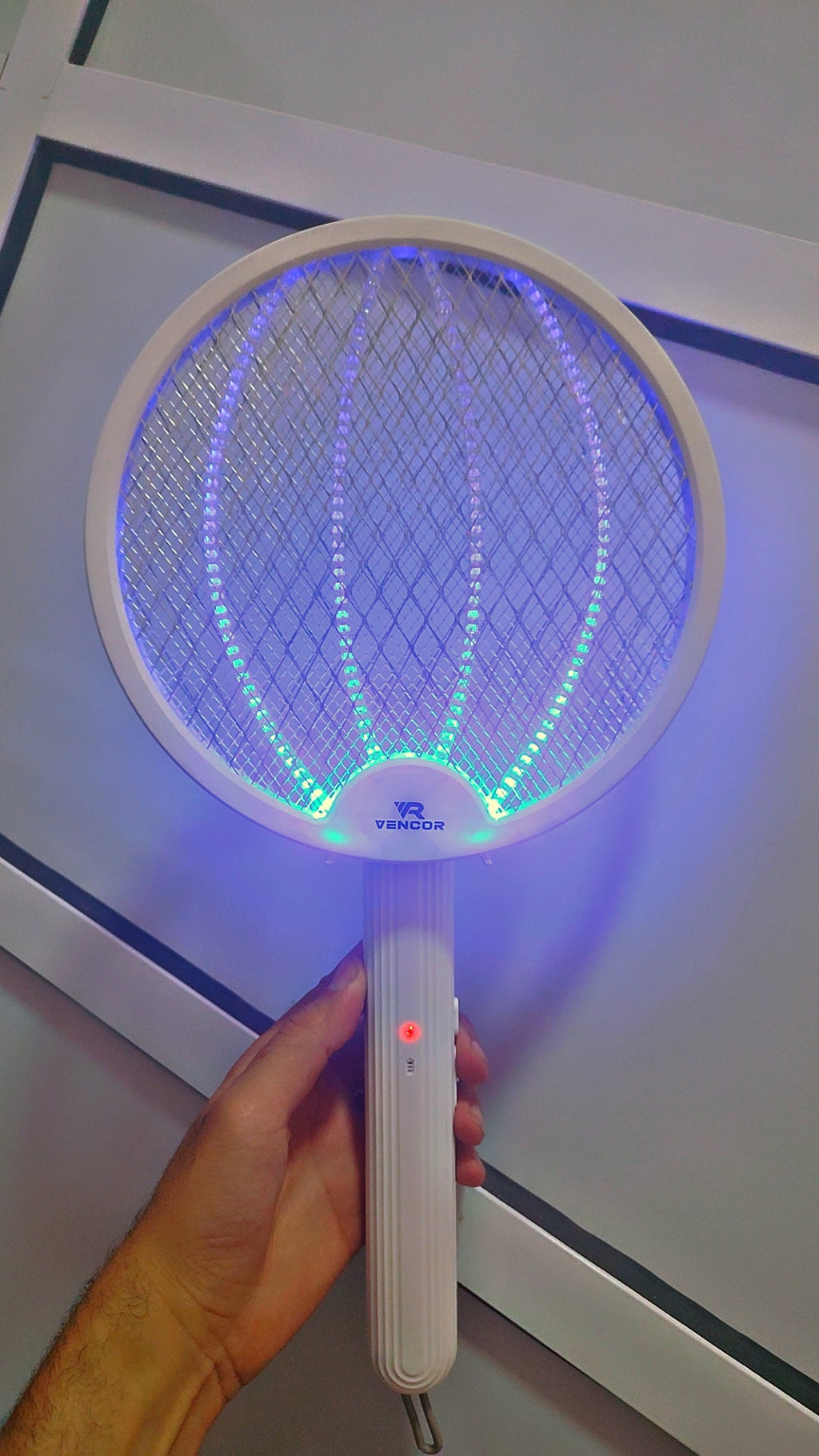 Raquette Anti-Moustique VENCOR IF-955 LED UV 2-en-1