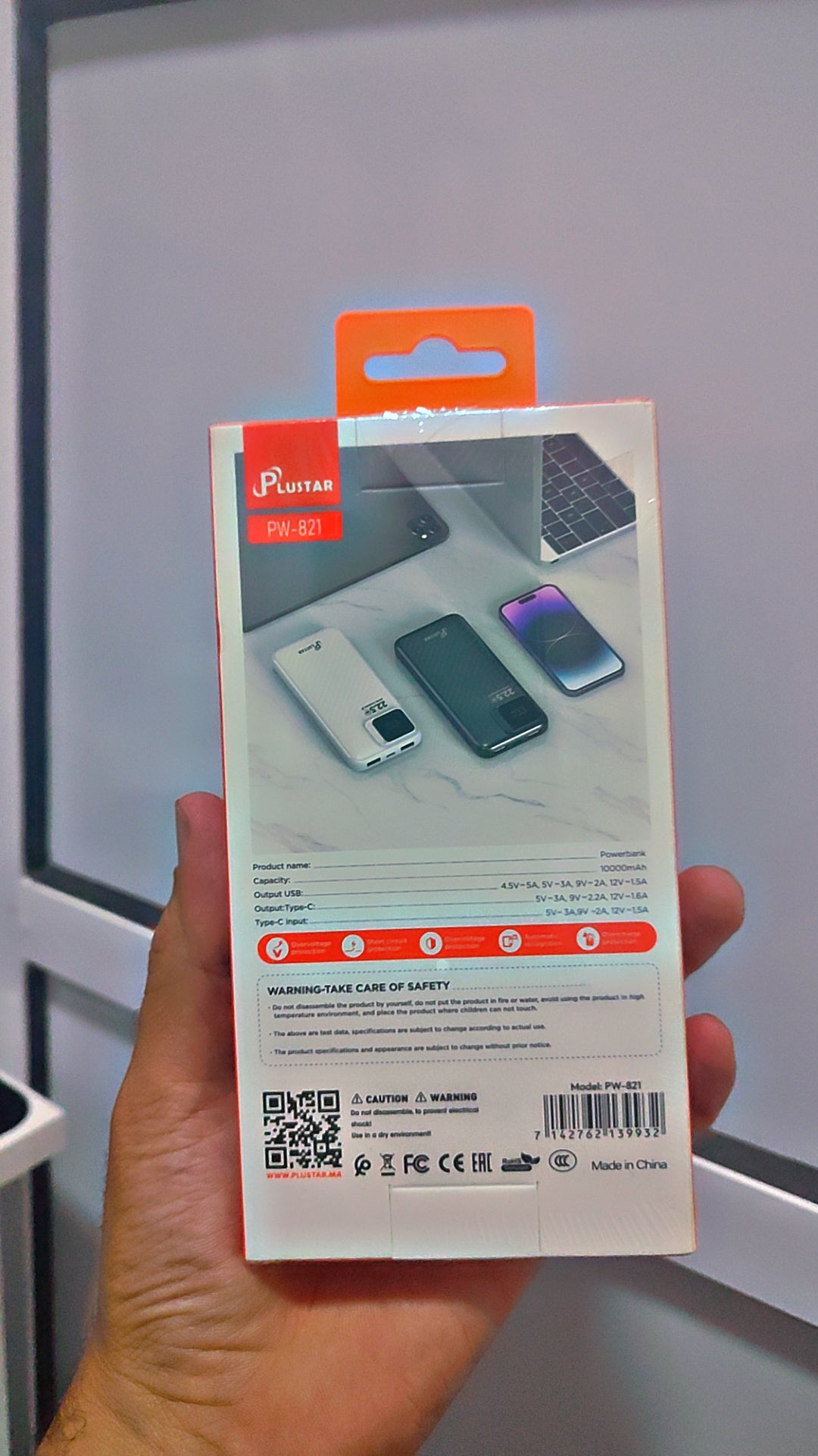 Power Bank Plustar PW-821 10000mAh 22.5W Super Fast Charging